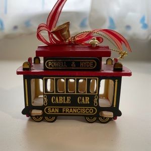 Collectible Christmas Ornament San Francisco Powell & Hyde Cable Car